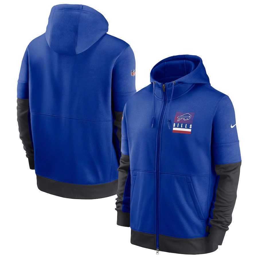 Men's Buffalo Bills New 2020 Nike Royal Gray Fan Gear Mascot Performance Full Zip Hoodie,We sell and wholesale Men's Buffalo Bills New 2020 Nike Royal Gray Fan Gear Mascot Performance Full Zip Hoodie on line form chian!